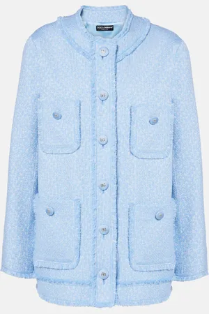 Dolce & Gabbana Raschel wool-blend tweed jacket