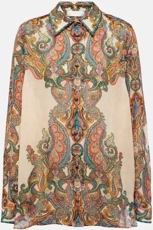 ZIMMERMANN Ottie Oversized paisley shirt