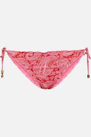 Heidi Klein Tangier reversible ruffle triangle bikini bottom