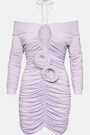 MAGDA BUTRYM Ruched off-shoulder minidress