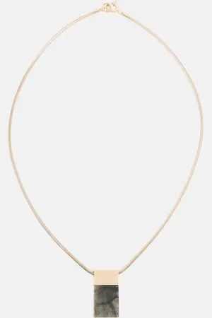 Isabel Marant Crystal-embellished pendant necklace