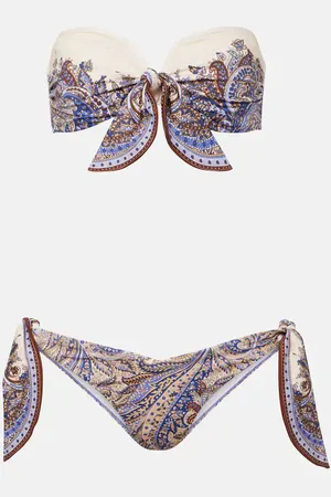ZIMMERMANN Ottie paisley bikini