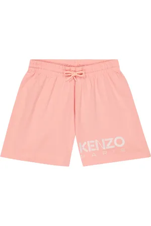 Kenzo Logo cotton jersey shorts