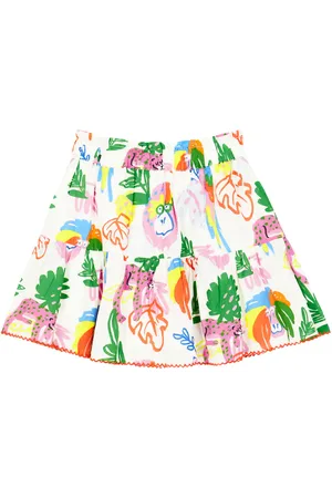 Stella McCartney Printed cotton skirt