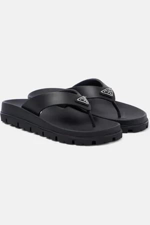 Prada Soft Cage vinyl thong sandals