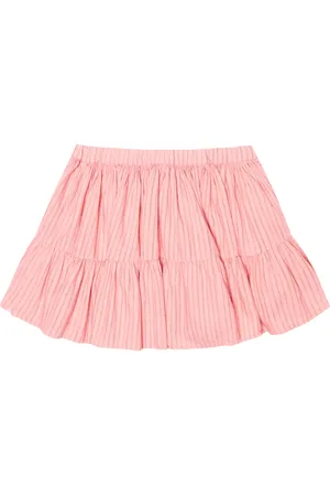 MORLEY Tiered cotton and wool skirt