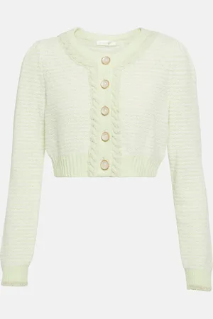 LOVESHACKFANCY Twain cropped cardigan
