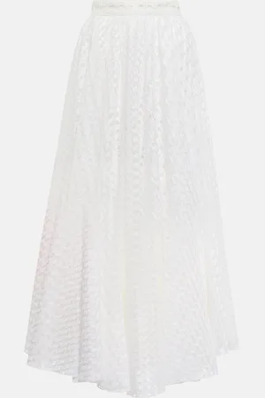 Giambattista Valli MacramÃ© midi skirt