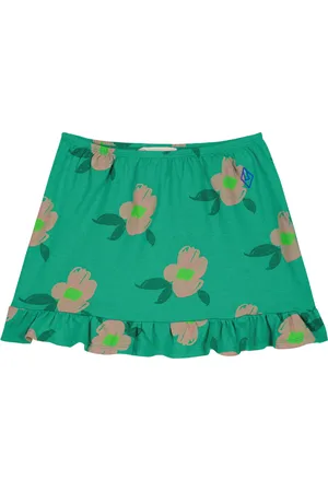 The Animals Observatory Ferret printed cotton skirt