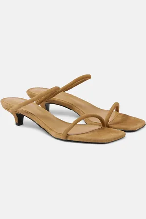 Totême The Minimalist 35 suede sandals