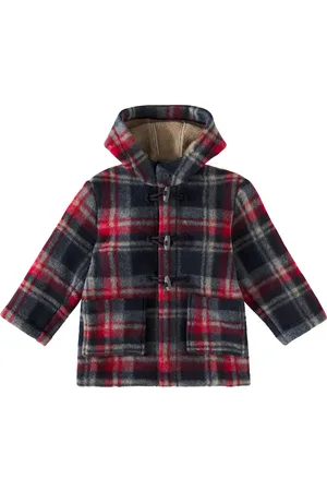 Il gufo Plaid coat