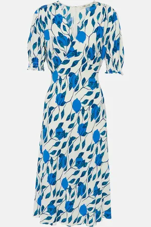 Diane von Furstenberg Jemma printed crÃªpe midi dress