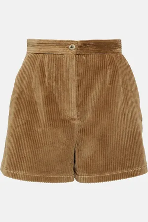 Dolce & Gabbana High-rise corduroy shorts