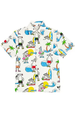Stella McCartney Printed cotton poplin T-shirt
