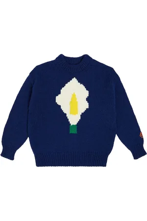 The Animals Observatory Bull intarsia wool sweater