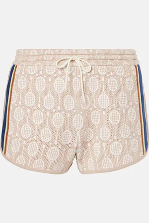 Tory Burch Low-rise jacquard shorts
