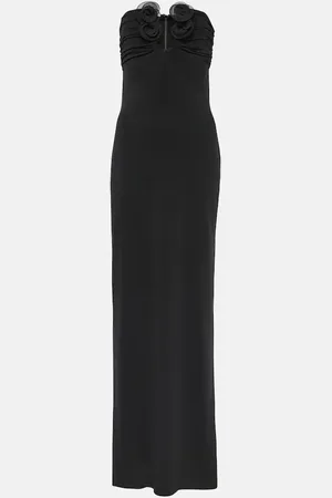 MAGDA BUTRYM Floral-appliquÃ© gown