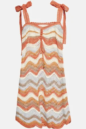 ZIMMERMANN Textured cotton minidress