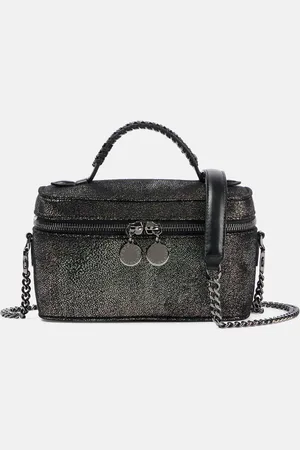 Stella McCartney Falabella Mini metallic faux leather tote bag