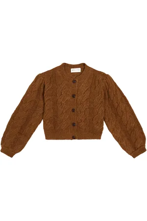 MORLEY Tilda cable-knit wool-blend cardigan