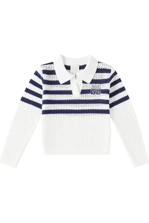 Givenchy 4G striped cotton polo sweater