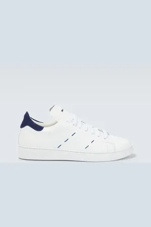 Kiton Stitched leather sneakers
