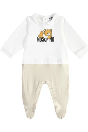 Moschino Baby Teddy Bear cotton onesie