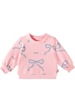 Tiny Cottons Baby Bows printed cotton-blend sweatshirt