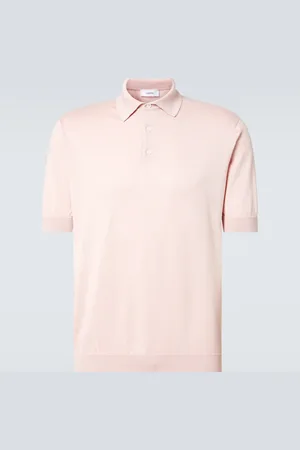 LARDINI Knitted cotton polo shirt