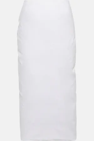 Prada Padded cotton pencil skirt
