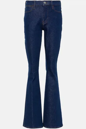 Frame Le Shape high-rise flared jeans