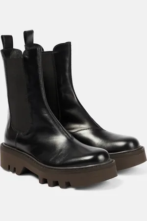 DRIES VAN NOTEN Leather ankle boots