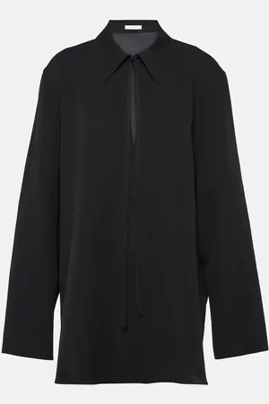 The Row Malon silk top
