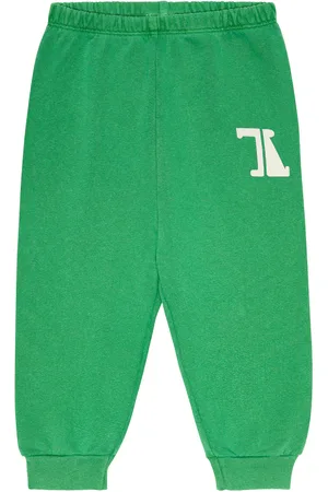 The Animals Observatory Baby Panther printed cotton sweatpants