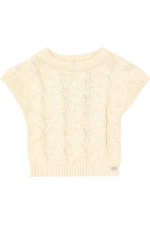Donsje Mylli cable-knit cotton sweater vest