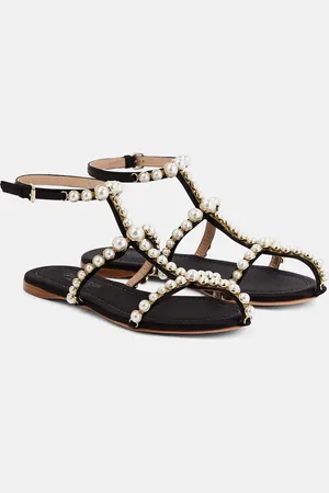 Giambattista Valli Maharani faux pearl-embellished sandals