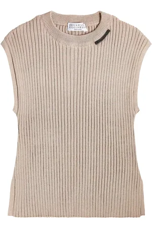 Brunello Cucinelli Ribbed-knit cotton sweater