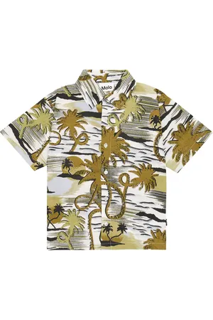 Molo Rass printed cotton jersey shirt