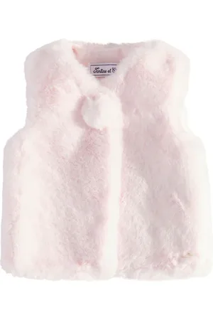 Tartine Et Chocolat Baby faux fur vest