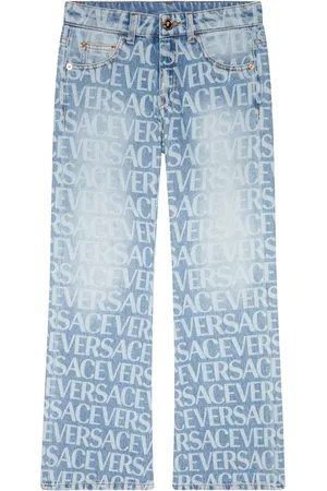 VERSACE Logo flared jeans