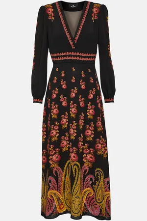 Etro Paisley midi dress