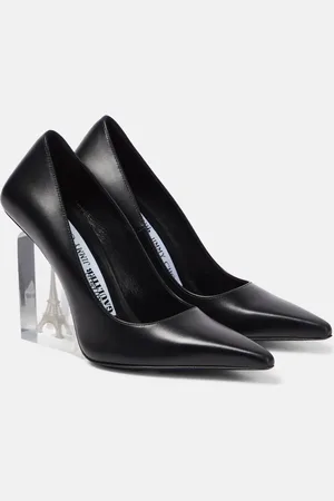 Jimmy Choo X Jean Paul Gaultier leather wedge pumps