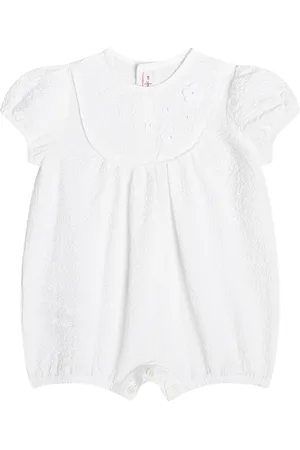 Il gufo Baby appliquÃ© cotton-blend bodysuit