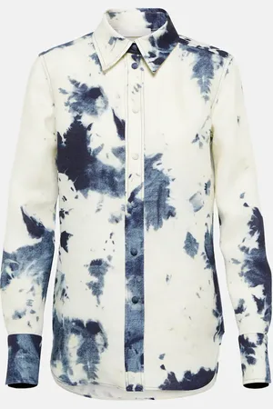 Chloé Tie-dye linen shirt