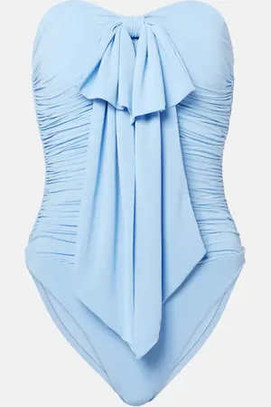 ZIMMERMANN Acacia Drape Bow ruched swimsuit