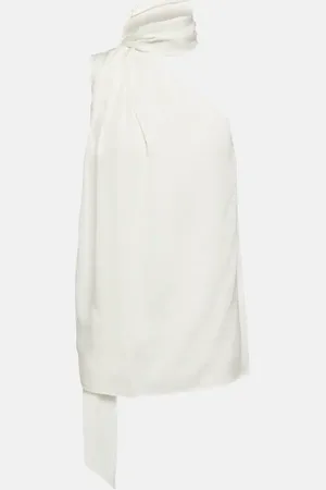Stella McCartney One-shoulder crÃªpe top