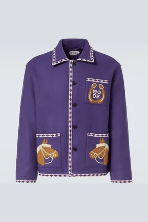 BODE Bronco embroidered wool jacket