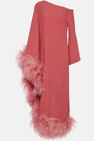 ‎Taller Marmo‎ Ubud Extravaganza feather-trimmed gown