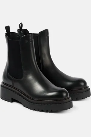 Prada Leather Chelsea boots