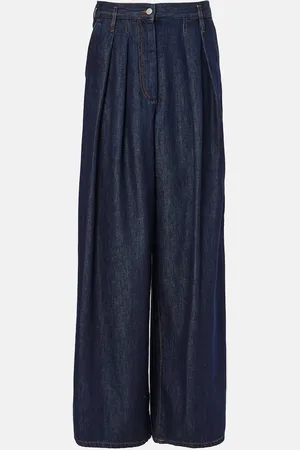 DRIES VAN NOTEN High-rise wide-leg jeans